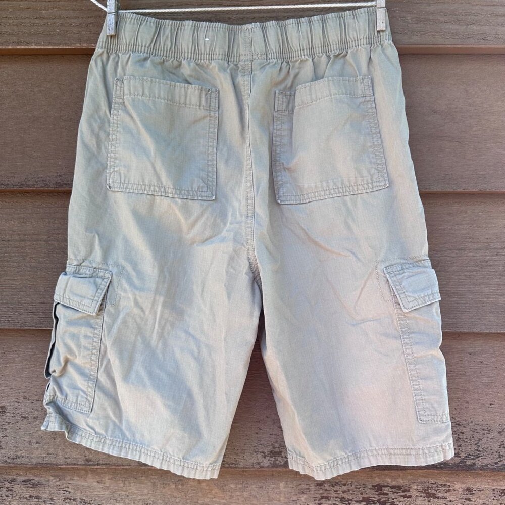 Boys Cargo Shorts Size 16 Place Adjustable Waist Khaki Cotton Casual Outdoor Wea - Picture 3 of 7